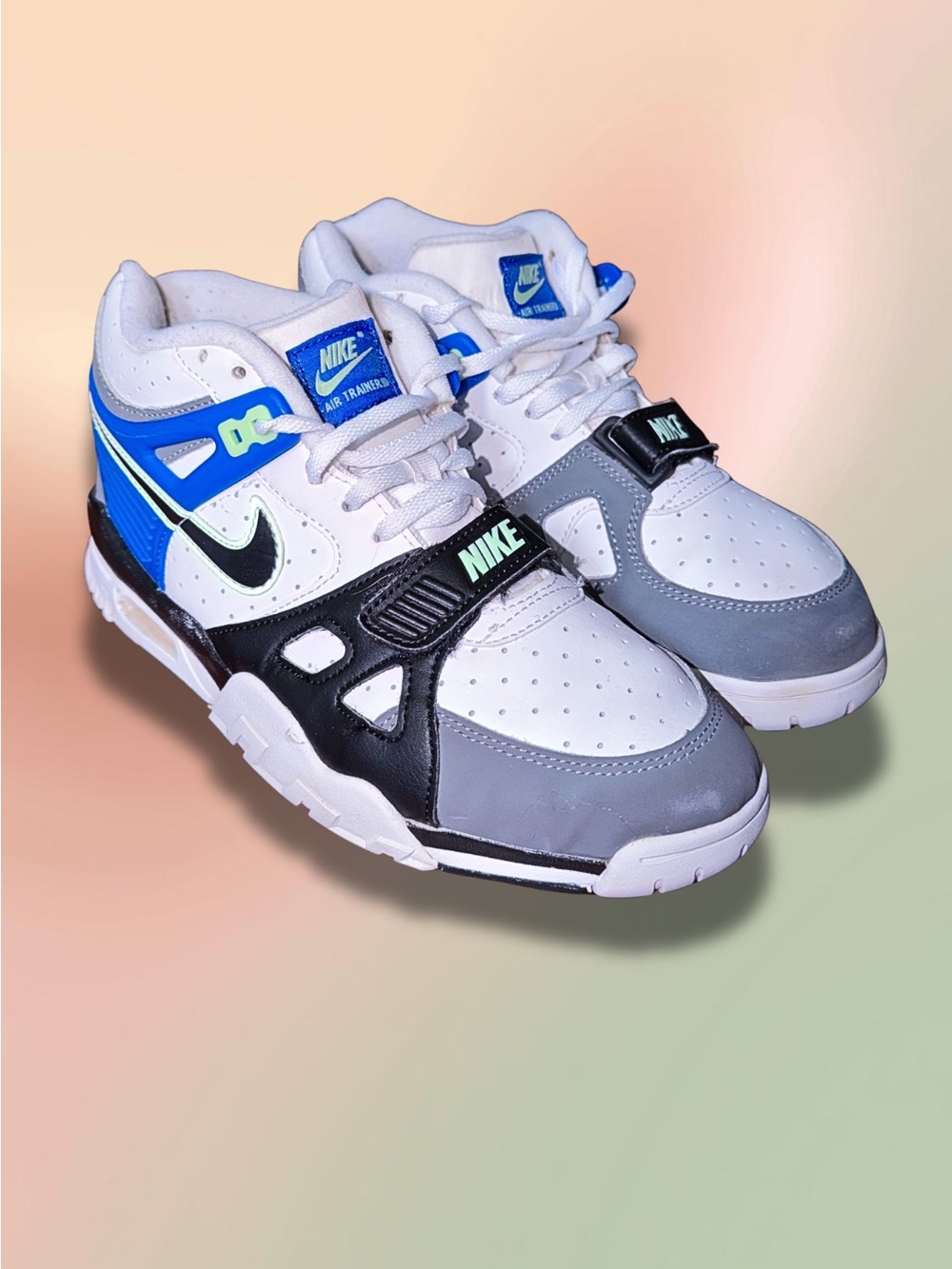 Nike Air Trainer 3 Smoke Grey Game Royal GS 5.5Y CN9750-100